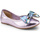 Pantofi Fete Balerin și Balerini cu curea Bibi Shoes Balerini Bibi Renascence Holografic cu Funda violet