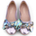 Pantofi Fete Balerin și Balerini cu curea Bibi Shoes Balerini Bibi Renascence Holografic cu Funda violet