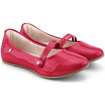 Pantofi Fete Balerin și Balerini cu curea Bibi Shoes Balerini Bibi Renascence Rouge Rosu