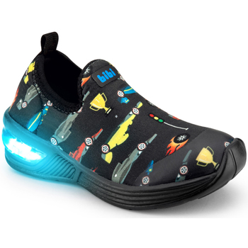 Bibi Shoes Pantofi Baieti LED Bibi Space Wave 2.0 Race Negru
