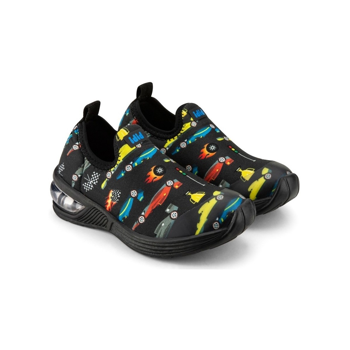 Pantofi Băieți Sneakers Bibi Shoes Pantofi Baieti LED Bibi Space Wave 2.0 Race Negru