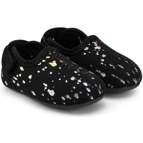 Pantofi Fete Pantofi sport Casual Bibi Shoes Botosei de Interior Antiderapanti Bibi Afeto Joy Dots Negru