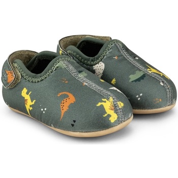 Pantofi Băieți Pantofi sport Casual Bibi Shoes Botosei de Interior Antiderapanti Bibi Afeto Joy Dino Verde
