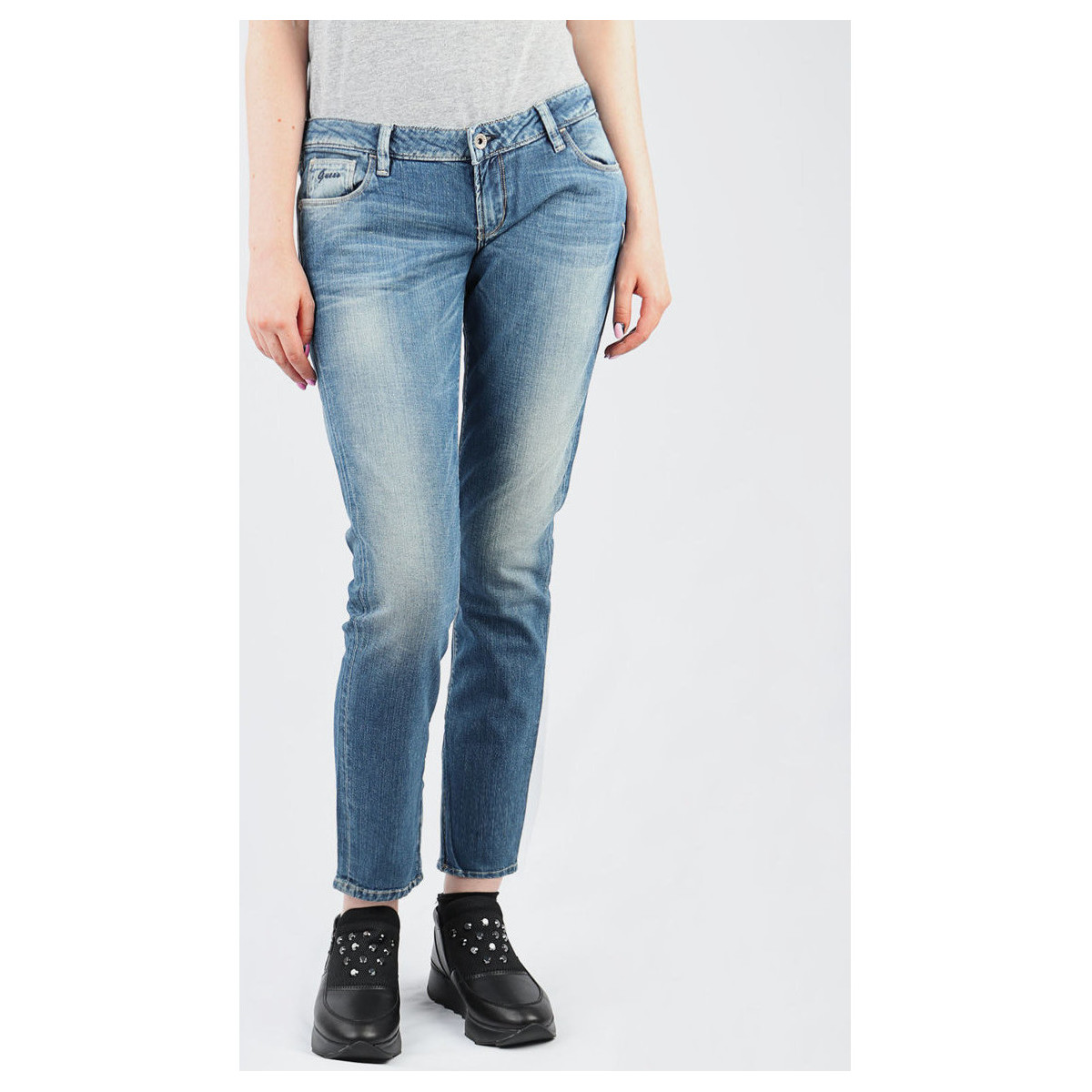 Îmbracaminte Femei Jeans skinny Guess Beverly Skinny W21003D0ET0-NEPE albastru
