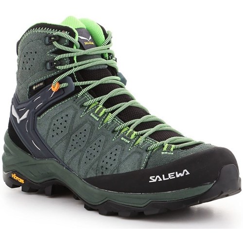 Pantofi Bărbați Drumetie și trekking Salewa MS Alp 2 Mid Gtx verde