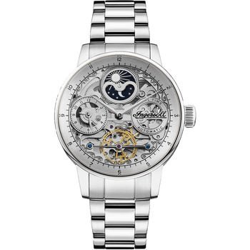 Ceasuri & Bijuterii Bărbați Ceasuri Analogice Ingersoll I07703, Automatic, 42mm, 5ATM Argintiu