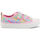 Pantofi Bărbați Sneakers Shone 291-001 White/Pink roz
