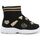 Pantofi Bărbați Sneakers Shone 1601-007 Black/Lurex Negru