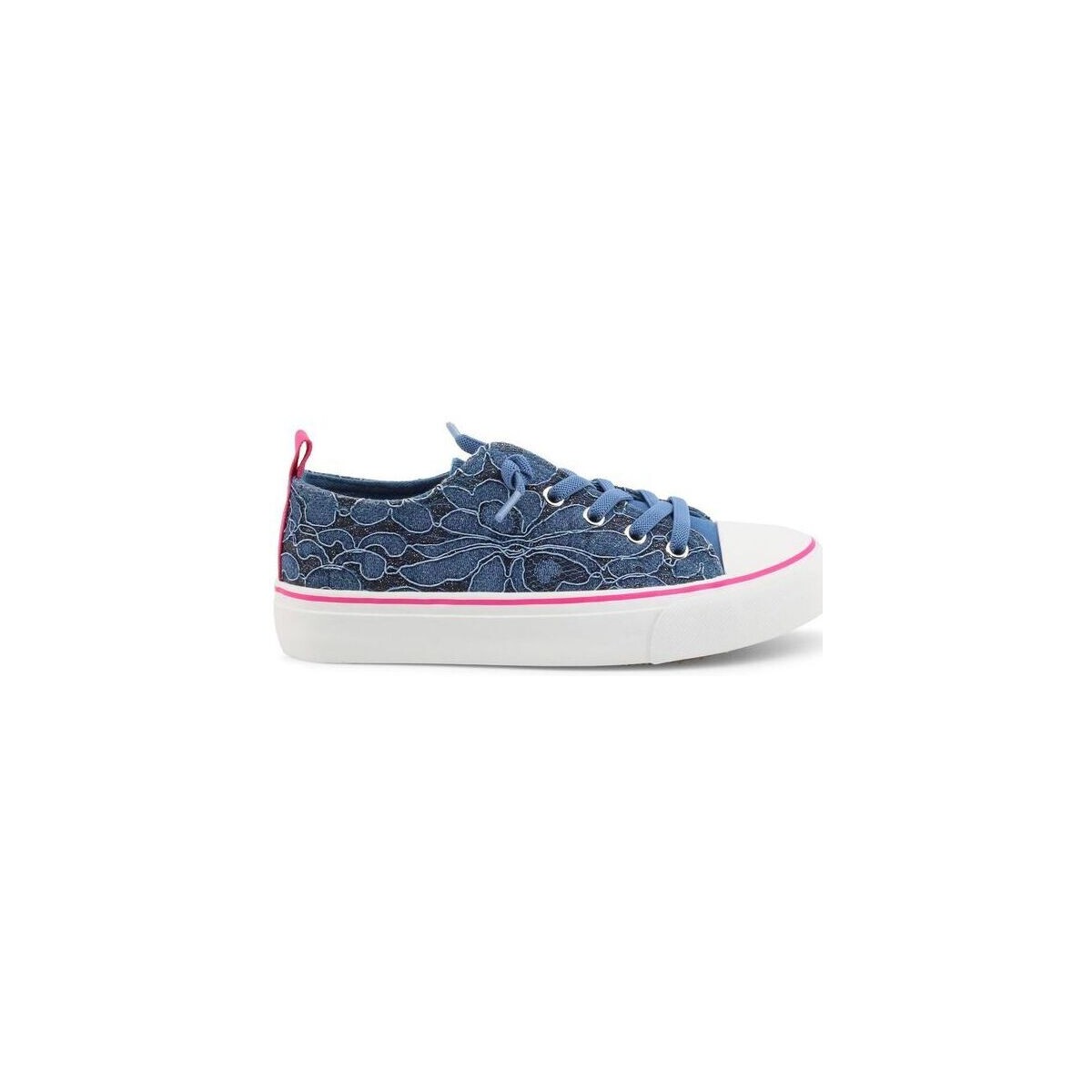 Pantofi Bărbați Sneakers Shone 292-003 Blue/Lace albastru