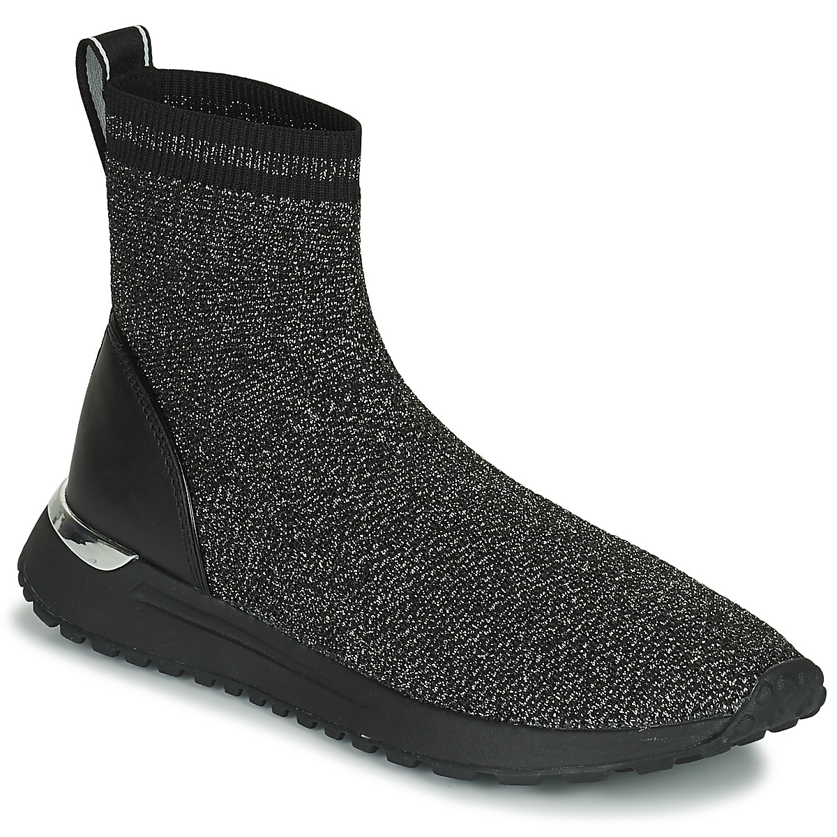 Pantofi Femei Pantofi sport stil gheata MICHAEL Michael Kors BODIE BOOTIE Negru / Argintiu
