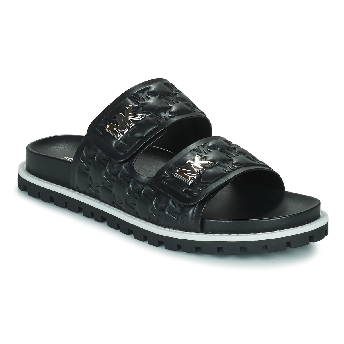 Pantofi Femei Papuci de vară MICHAEL Michael Kors STARK SLIDE Negru