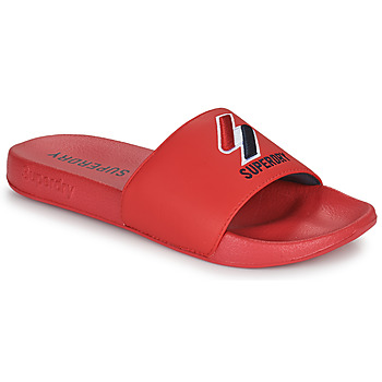 Pantofi Bărbați Șlapi Superdry Core Pool Slide Roșu