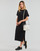 Îmbracaminte Femei Rochii lungi Calvin Klein Jeans CK RIB LONG T-SHIRT DRESS Negru