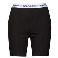 Îmbracaminte Femei Pantaloni scurti și Bermuda Calvin Klein Jeans REPEAT LOGO MILANO CYCLING SHORT Negru