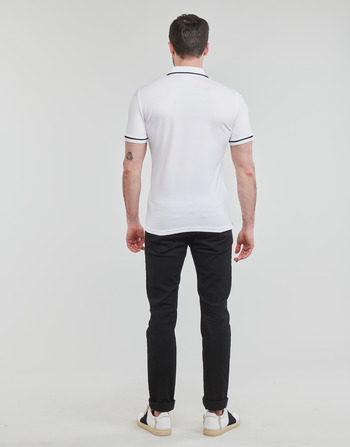 Calvin Klein Jeans TIPPING SLIM POLO Alb / Negru