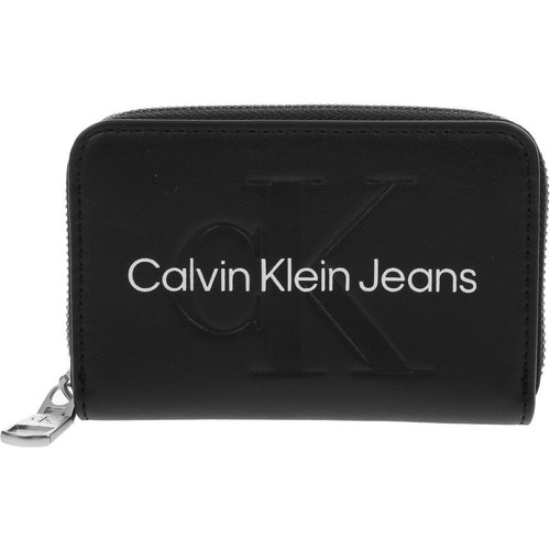 Genti Femei Portofele Calvin Klein Jeans Accordion Zip Around Negru