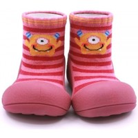 Pantofi Copii Botoșei bebelusi Attipas PRIMEROS PASOS   MONSTRUO AMO03 roz