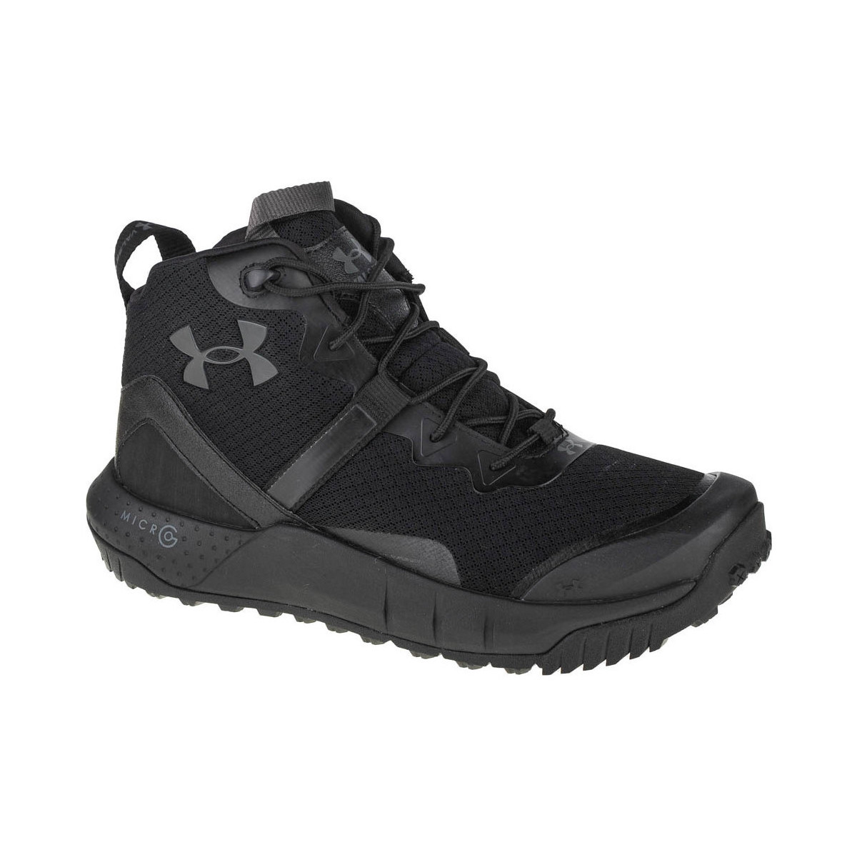 Pantofi Bărbați Drumetie și trekking Under Armour Micro G Valsetz Mid Negru