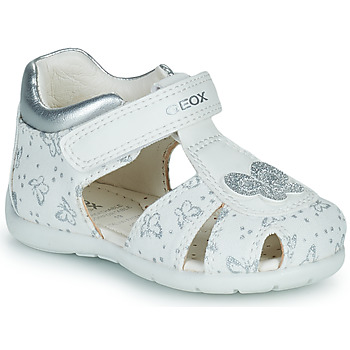 Pantofi Fete Sandale
 Geox B ELTHAN GIRL C Alb / Argintiu