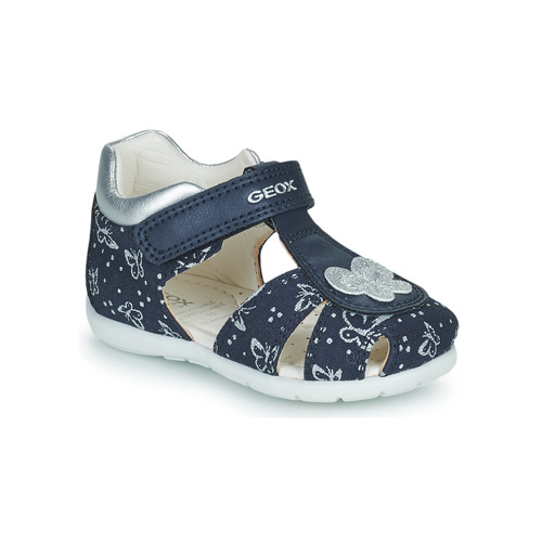 Pantofi Fete Sandale Geox B ELTHAN GIRL C Albastru / Argintiu