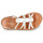 Pantofi Fete Sandale Les Tropéziennes par M Belarbi BAIA Alb / Multicolor
