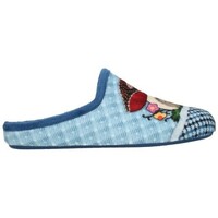Pantofi Femei Papuci de casă Calzamur 6700291 AZAFATA Mujer Azul albastru