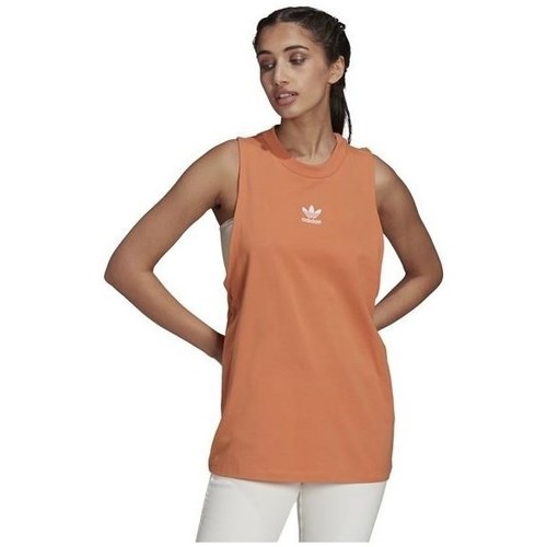 Îmbracaminte Femei Tricouri mânecă scurtă adidas Originals Adicolor Classics Loose Tank Top portocaliu