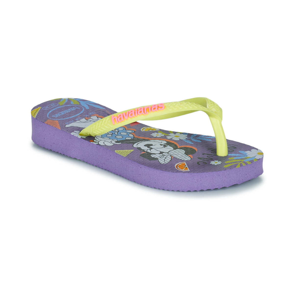 Pantofi Fete  Flip-Flops Havaianas KIDS DISNEY COOL Violet