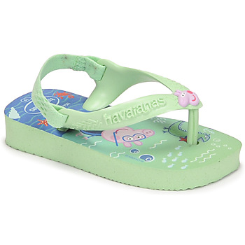 Pantofi Băieți  Flip-Flops Havaianas BABY PEPPA PIG Verde