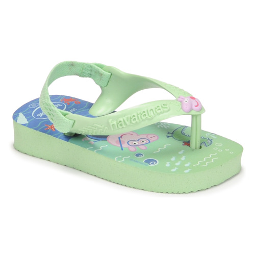 Pantofi Băieți  Flip-Flops Havaianas BABY PEPPA PIG Verde