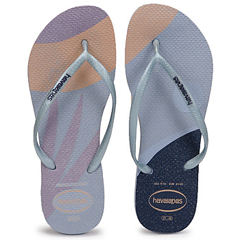 Pantofi Femei  Flip-Flops Havaianas SLIM PALETTE GLOW Albastru