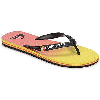 Pantofi Bărbați  Flip-Flops Quiksilver MOLOKAI NEW WAVE Negru / Galben