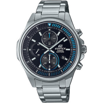 Ceasuri & Bijuterii Bărbați Ceasuri Analogice Casio EFR-S572D-1AVUEF, Quartz, 45mm, 10ATM Argintiu