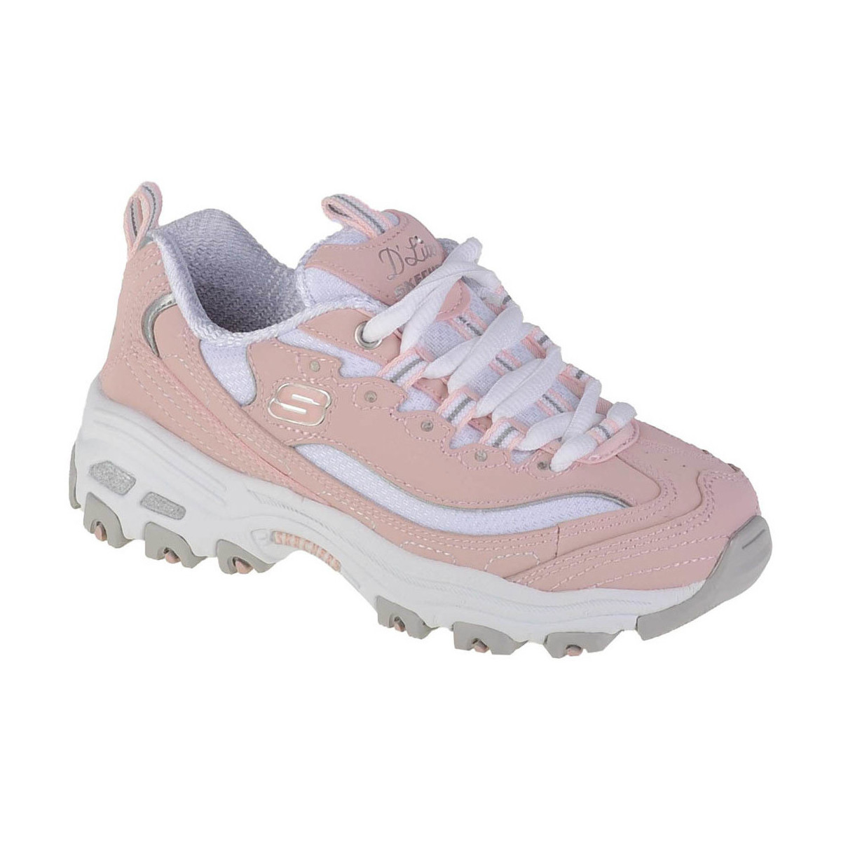 Pantofi Fete Pantofi sport Casual Skechers D'Lites- Biggest Fan roz