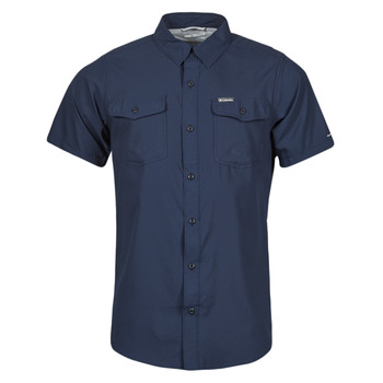 Îmbracaminte Bărbați Cămăsi mânecă scurtă Columbia Utilizer II Solid Short Sleeve Shirt Albastru