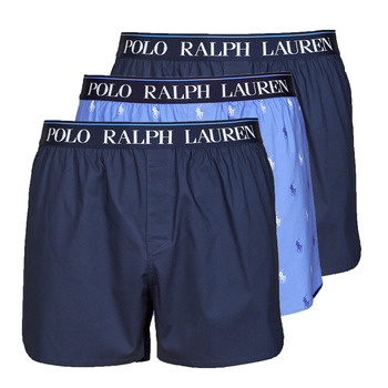 Lenjerie intimă Bărbați Chiloți bărbați Polo Ralph Lauren WOVEN BOXER X3 Albastru / Albastru / Albastru