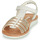 Pantofi Fete Sandale Kickers COSMETICK Alb / Auriu