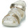 Pantofi Fete Sandale Kickers BIGFLO-2 Alb / Argintiu