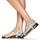 Pantofi Femei Sandale Cosmo Paris HINES-CANVAS Verde / Alb