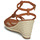 Pantofi Femei Papuci de vară Cosmo Paris ROBBIE-BI Coniac