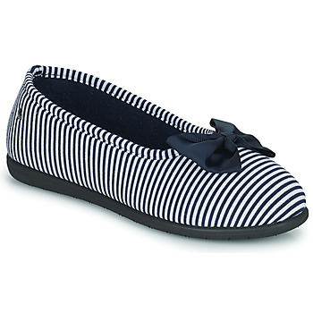 Pantofi Femei Papuci de casă Isotoner 97328 Albastru / Alb