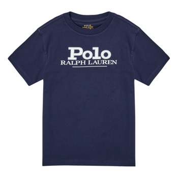 Îmbracaminte Băieți Tricouri mânecă scurtă Polo Ralph Lauren SOIMINE Albastru