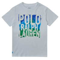 Îmbracaminte Băieți Tricouri mânecă scurtă Polo Ralph Lauren GIMMO Alb