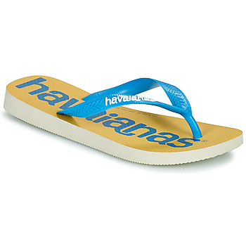 Pantofi  Flip-Flops Havaianas TOP LOGOMANIA 2 Yellow / Blue