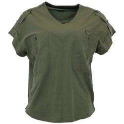 Îmbracaminte Femei Tricouri mânecă scurtă Aeronautica Militare TS1883 Verde