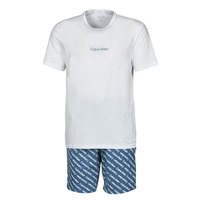 Îmbracaminte Bărbați Pijamale și Cămăsi de noapte Calvin Klein Jeans SHORT SET Albastru / Alb