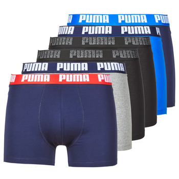 Lenjerie intimă Bărbați Boxeri Puma PUMA BASIC X6 Negru / Albastru / Albastru / Gri
