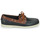 Pantofi Bărbați Pantofi barcă Sebago PORTLAND WAXY LEA Negru / Maro