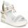 Pantofi Femei Sandale NeroGiardini E219045D-707 Alb / Auriu