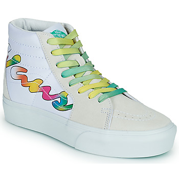 Pantofi Femei Pantofi sport stil gheata Vans SK8-Hi Platform 2.0 Alb /  multicolor